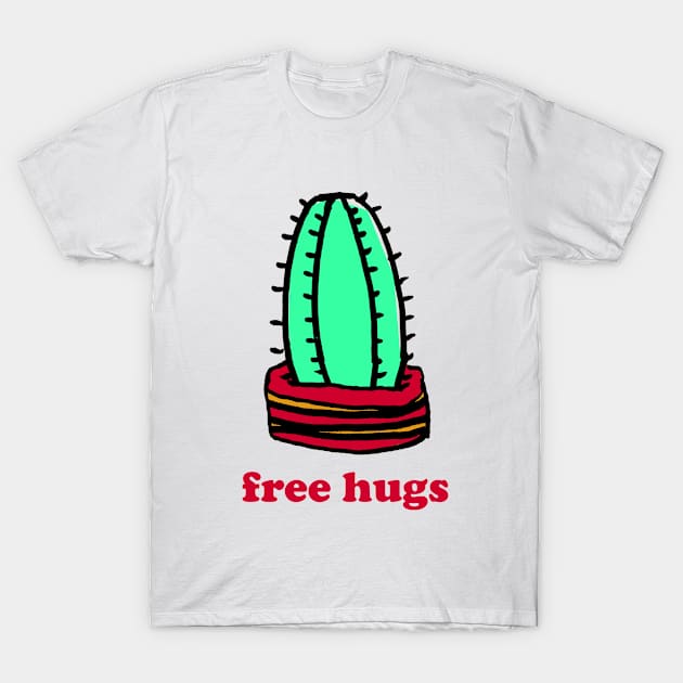 free hugs T-Shirt by deerslugstudio